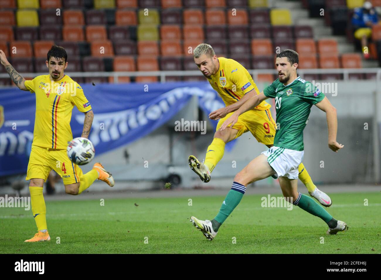 Romania vs Irlanda del Nord , Bucarest 04.09.2021 , UEFA Nations League 2021 Foto Stock