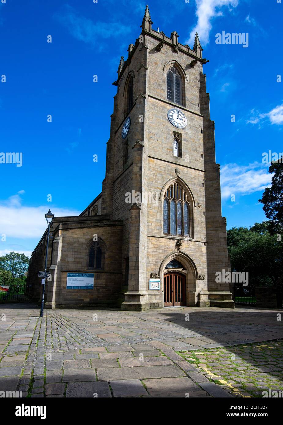 Keighley Shared Church in Church Street, Keighley, West Yorkshire, Inghilterra, Regno Unito Foto Stock