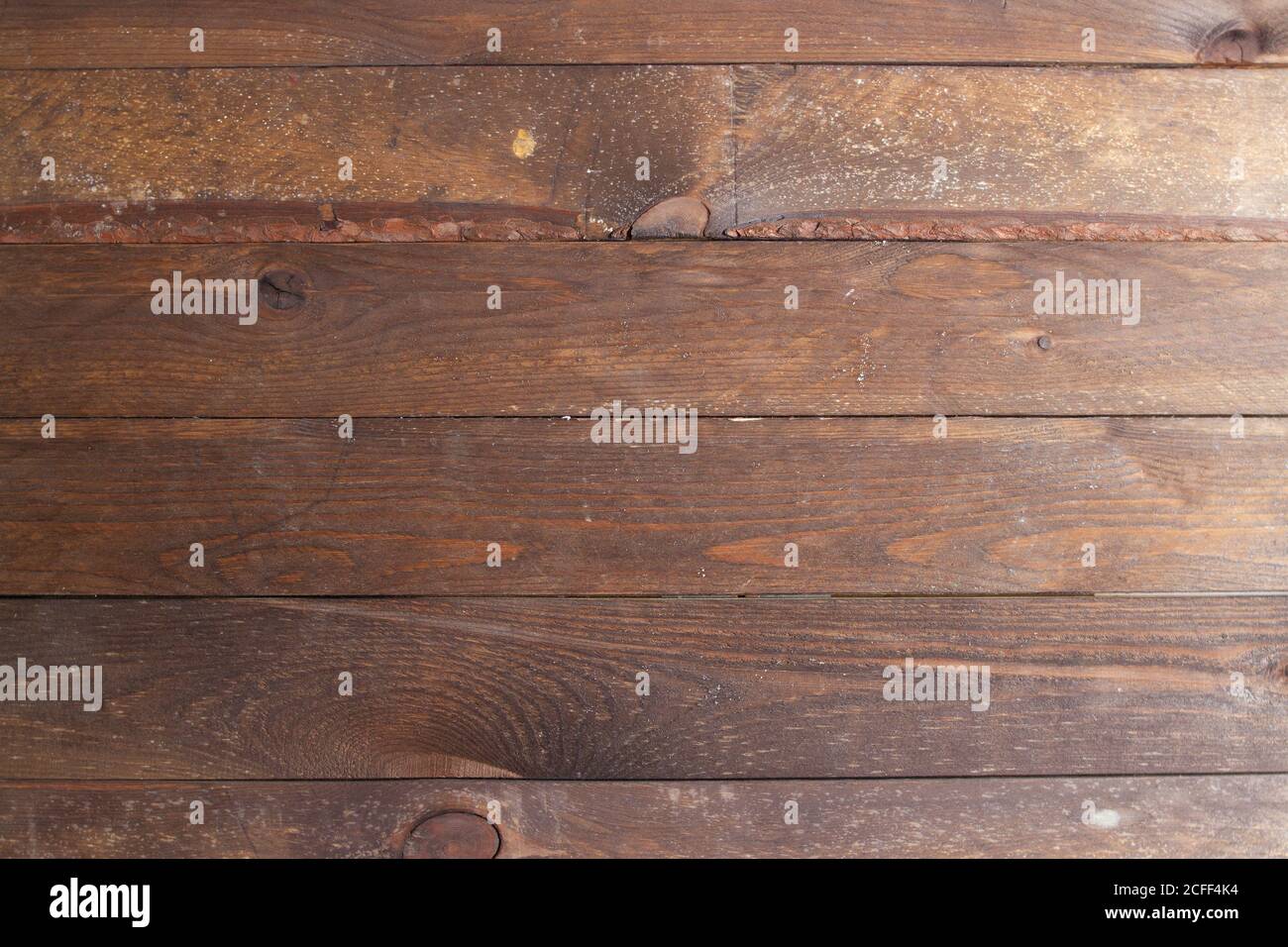 sfondo di parete marrone scuro da tavole di legno Foto Stock