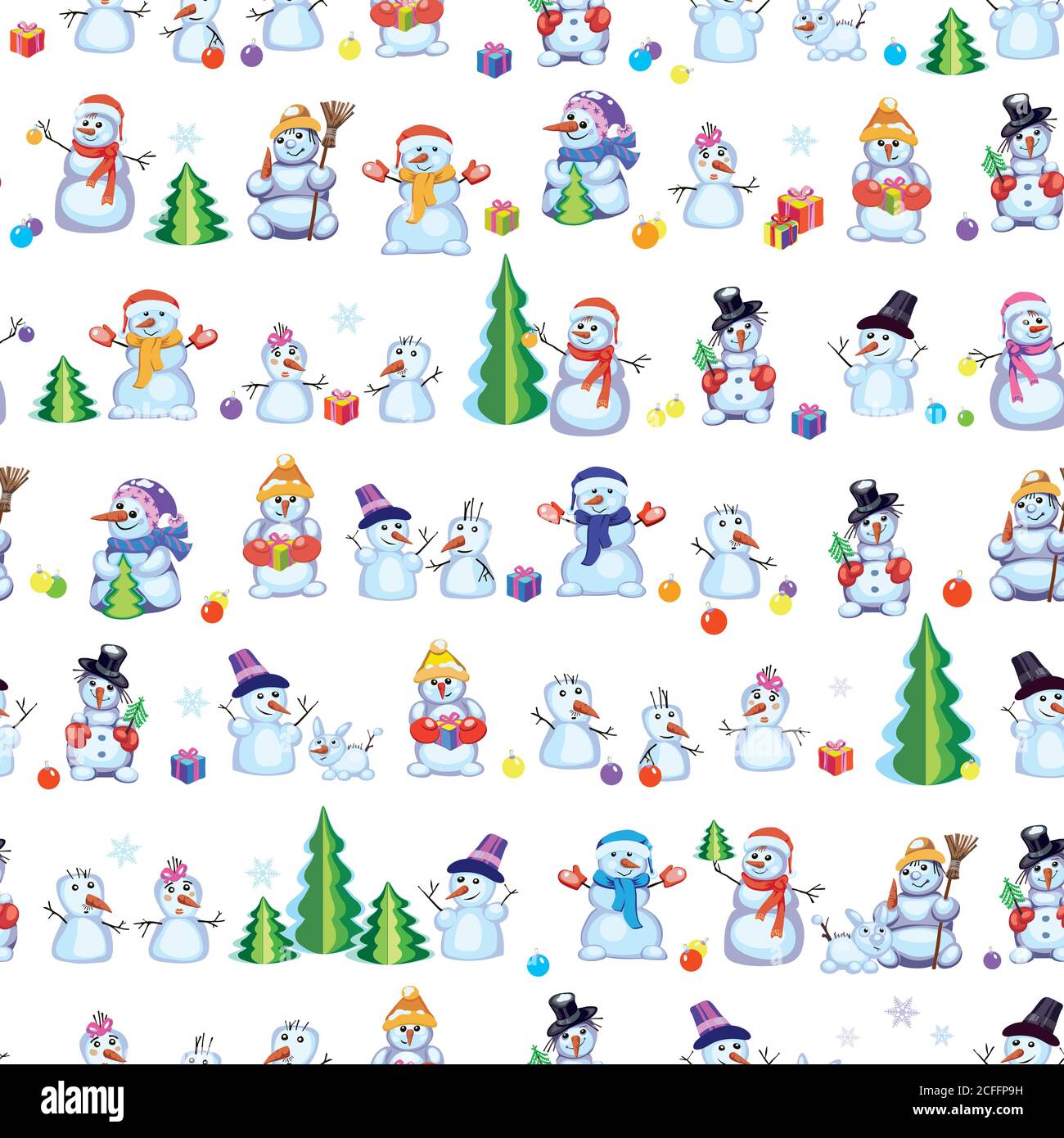 Motivo, colore, inverno, Capodanno, Natale, pupazzo di neve, inverno, vettore, isolato, grafica, simbolo, decorativo, illustrazione, pupazzo di neve, inverno Illustrazione Vettoriale