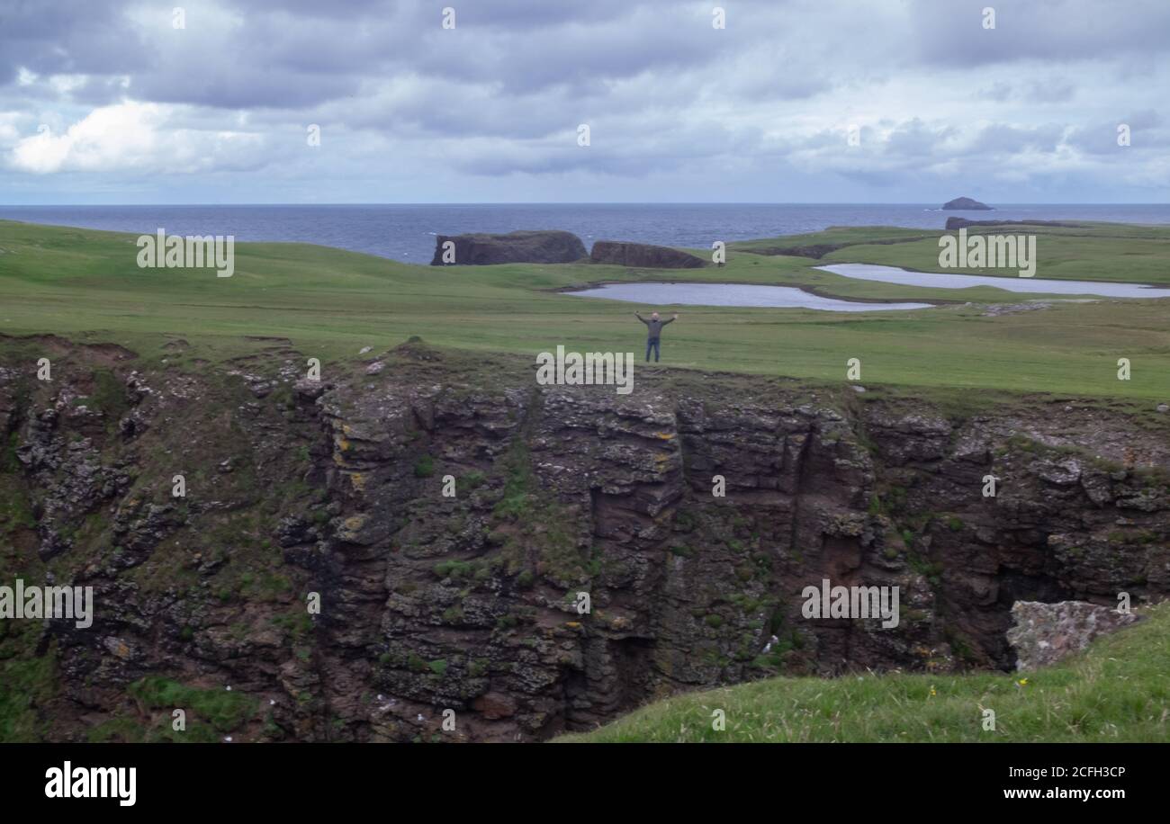 Le Isole Shetland Foto Stock