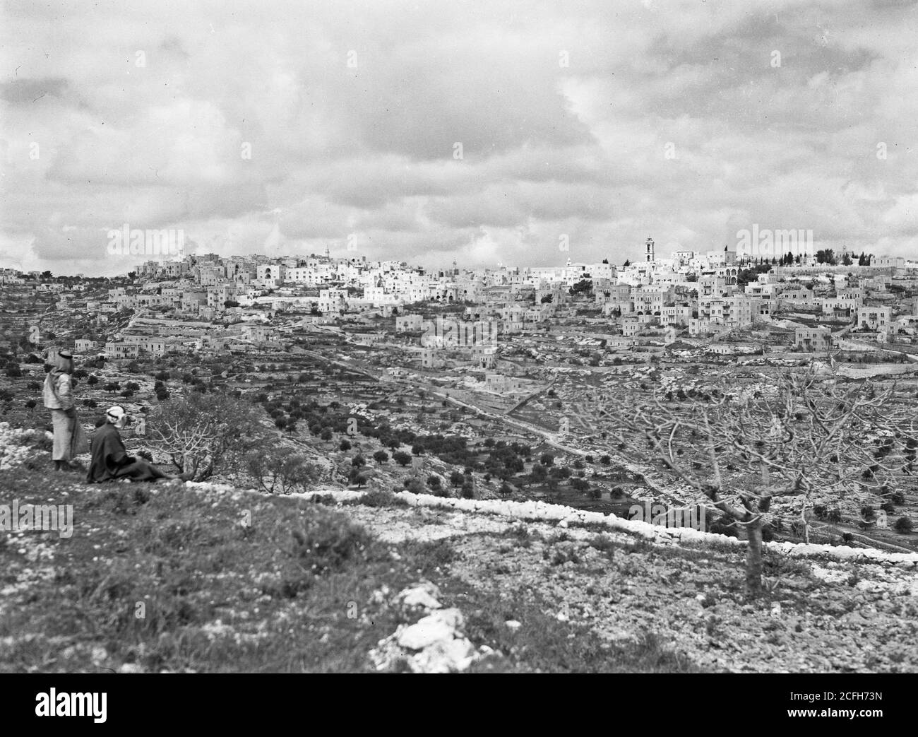 Gerusalemme nuova città ca. 1920 Foto Stock