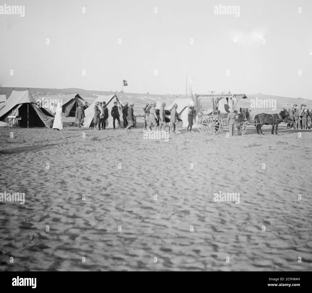 Didascalia originale: Crescent Rosso Turco - posizione: CA. 1915-1918 Foto Stock