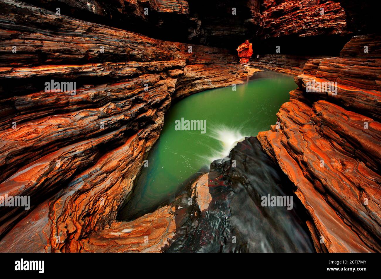 Incredibile gola di Hancock nel Parco Nazionale di Karijini. Foto Stock