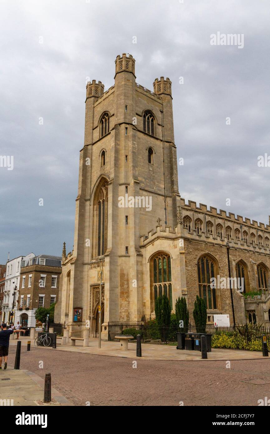 Great St Mary's Church, Kings Parade, Cambridge, Cambridgeshire, Regno Unito. Foto Stock