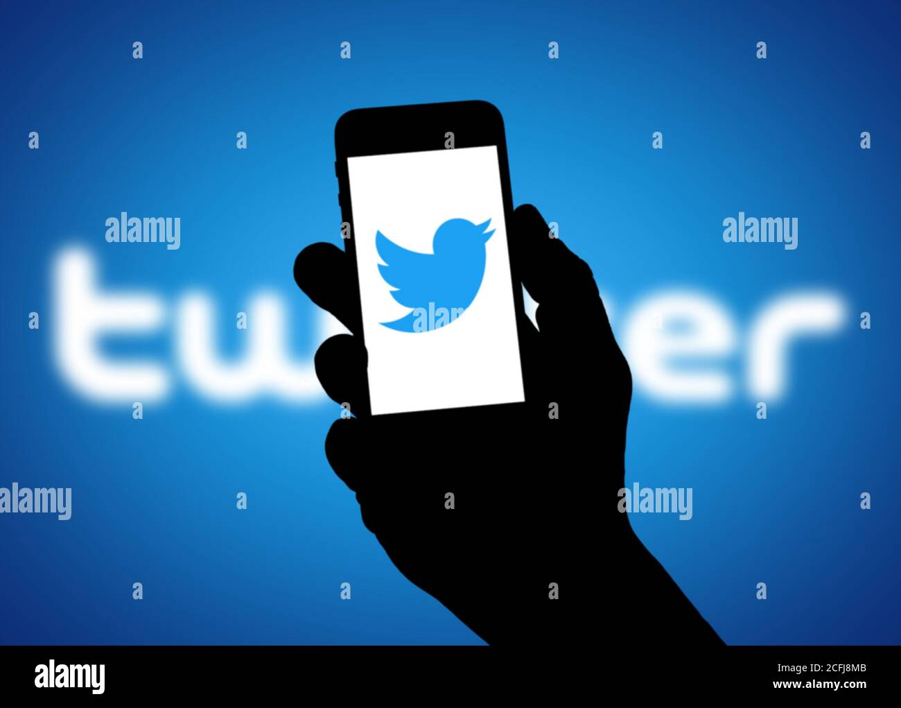 APPLICAZIONE TWITTER Foto Stock
