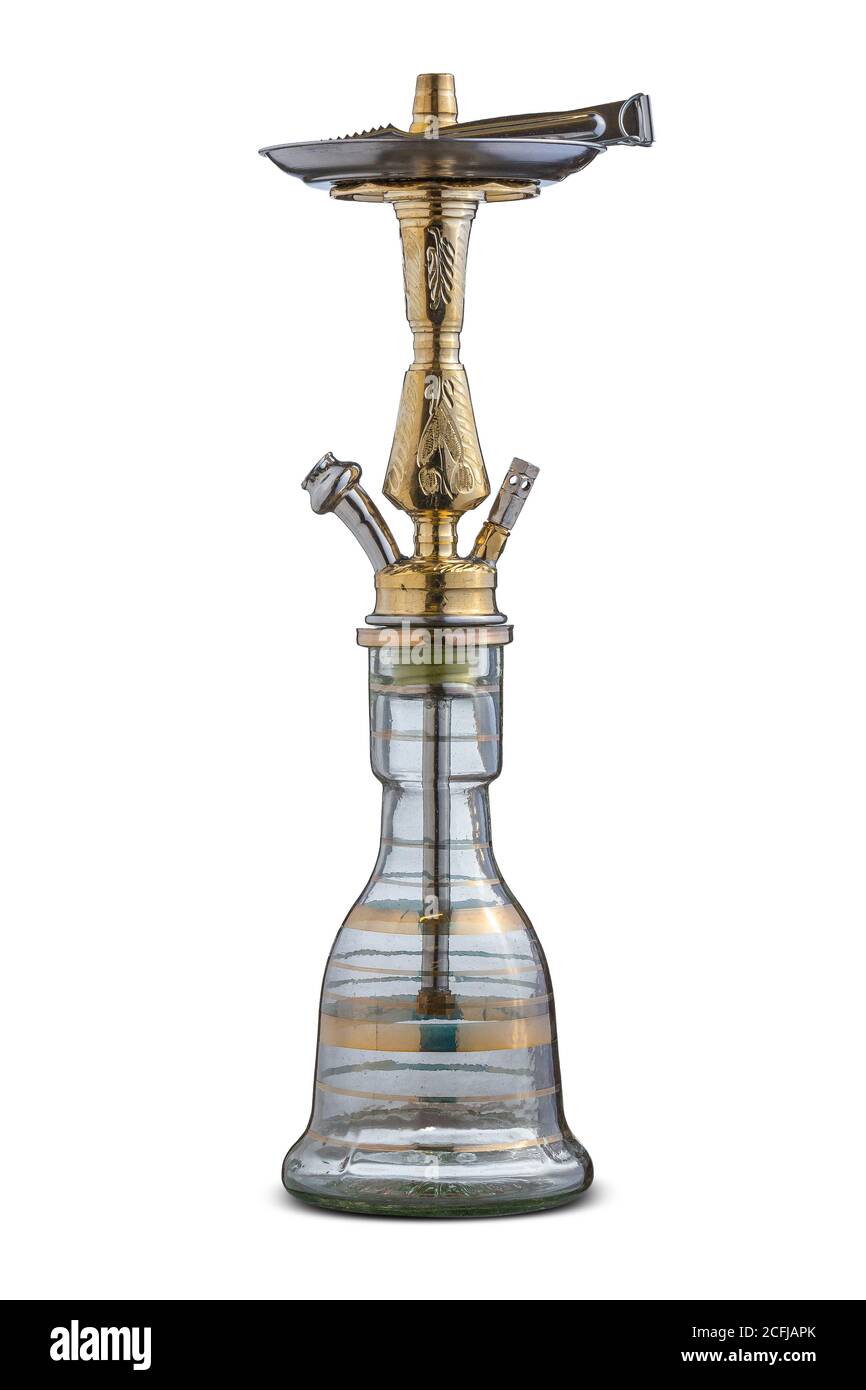 Set di zoccoli tradizionali, isolati su sfondo bianco Foto Stock