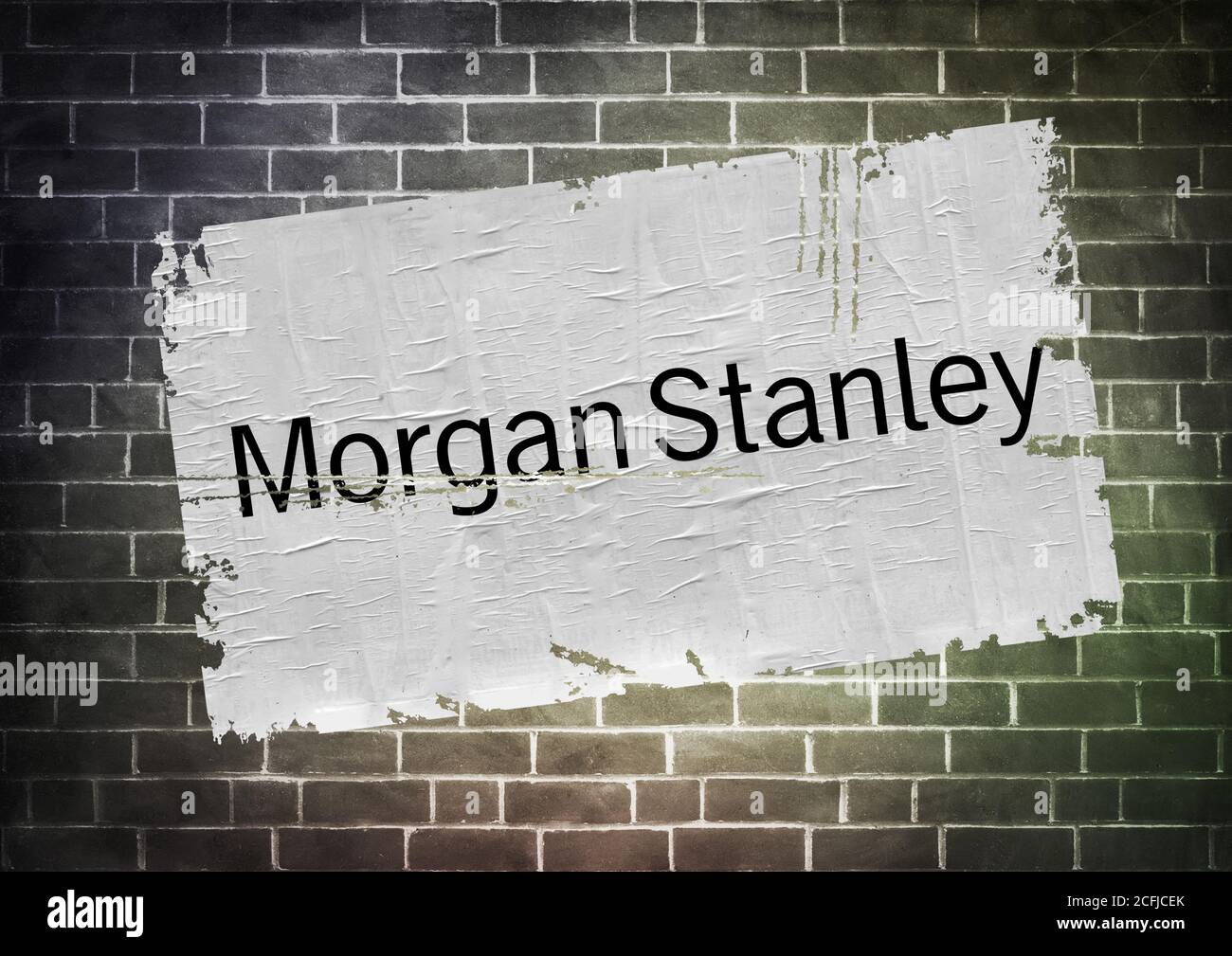 Morgan Stanley logo Foto Stock