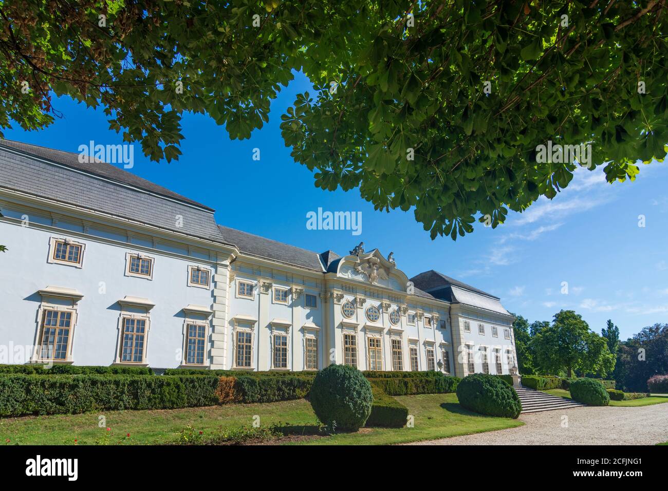 Halbturn: Castello di Schloss Halbturn a Neusiedler See (Lago Neusiedl), Burgenland, Austria Foto Stock