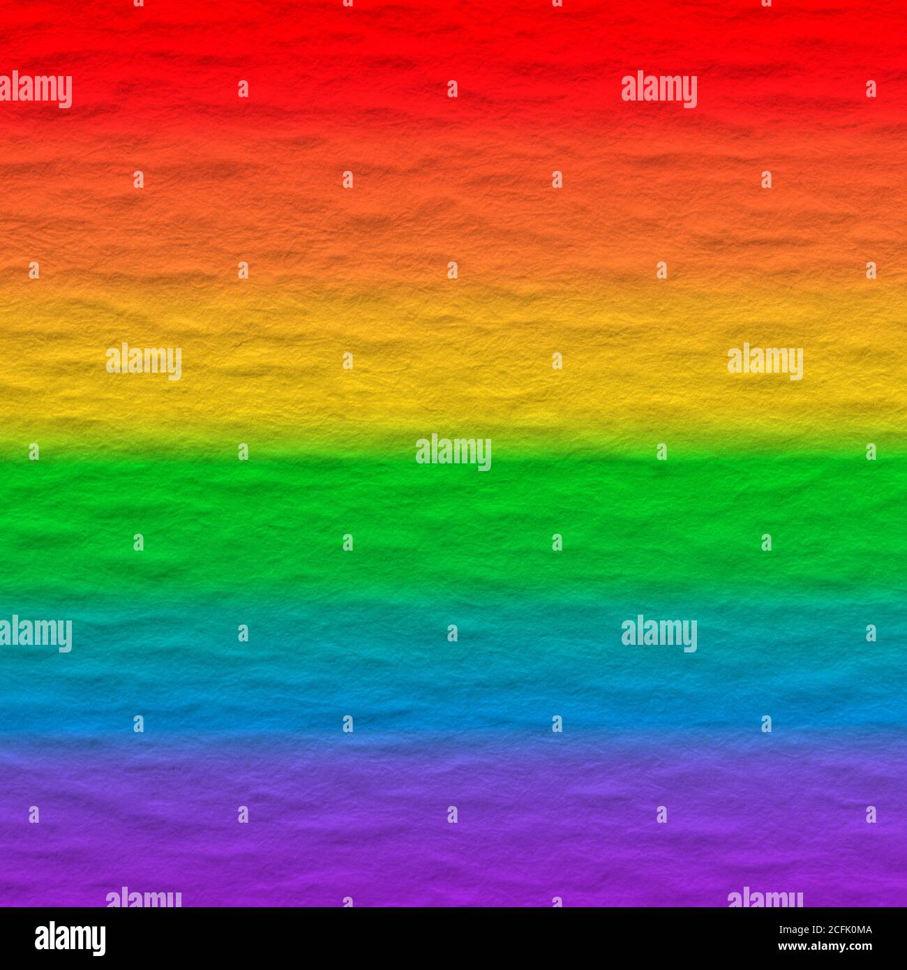 Sfondo ondulato con arcobaleno, simbolo LGBT. Foto Stock