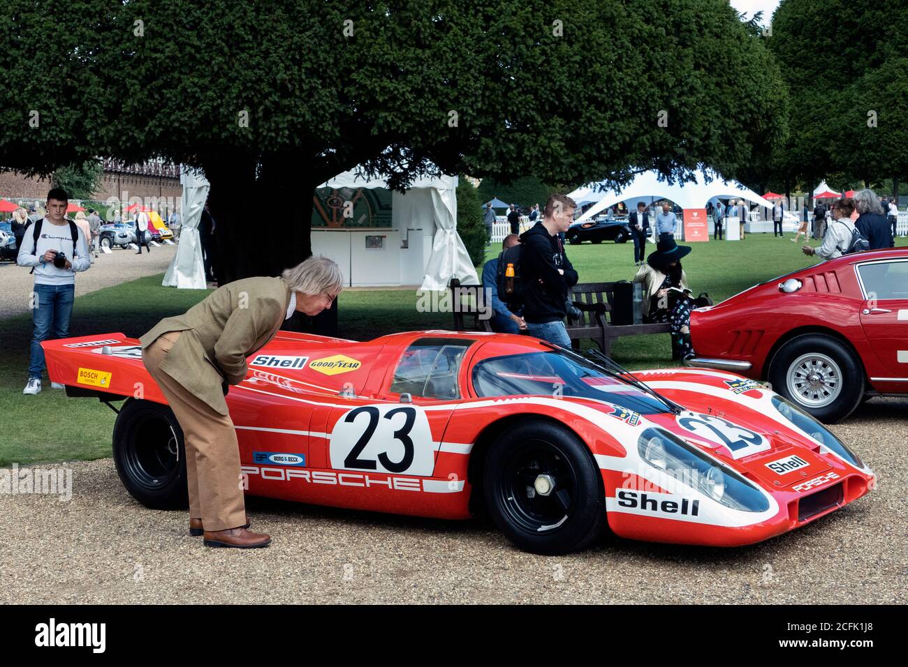 1970 le mans vince Porsche 917. Best in Show all'Hampton Court Concours0f Elegance 2020 Foto Stock