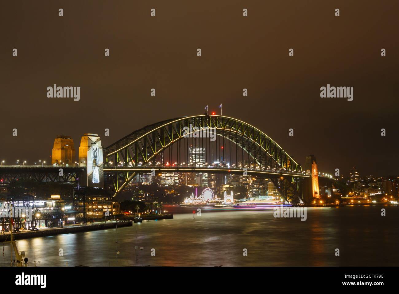 Sydney, Australia - circa 2019: Ponte del porto di Sydney Foto Stock