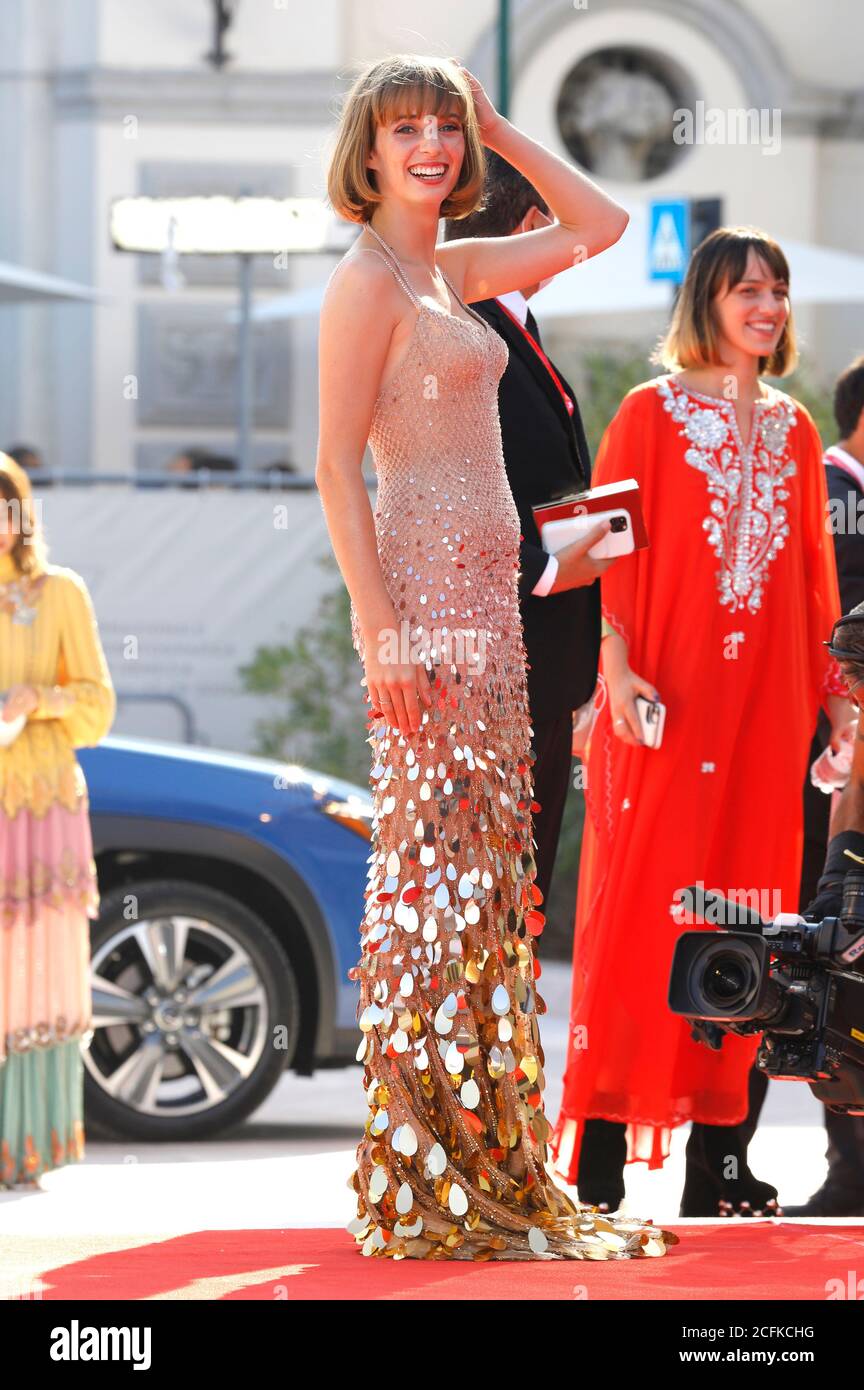 Maya Hawke alla prima del film 'Mainstream' alla Biennale di Venezia 2020/77th Venice International Film Festival nel Palazzo del Cinema. Venezia, 09/05/2020 | utilizzo in tutto il mondo Foto Stock