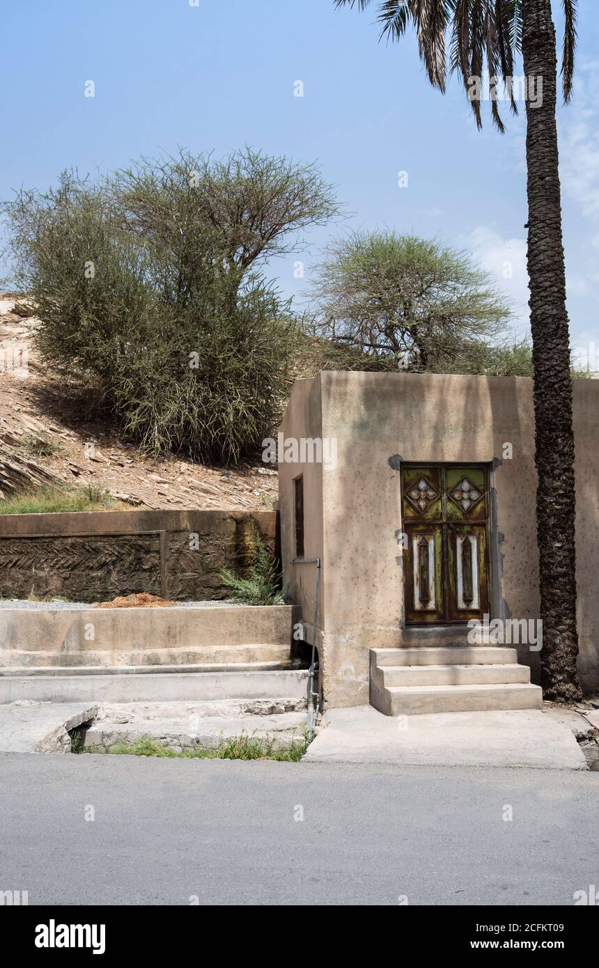 Vecchia casa in Oman Foto Stock