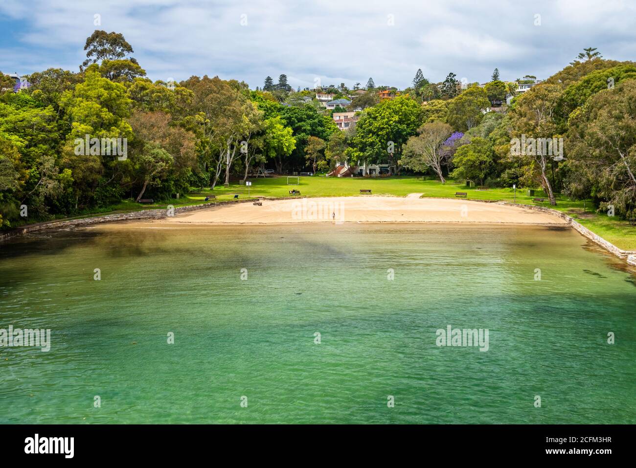 La spiaggia verde di prezzemolo a Sydney, NSW Australia Foto Stock