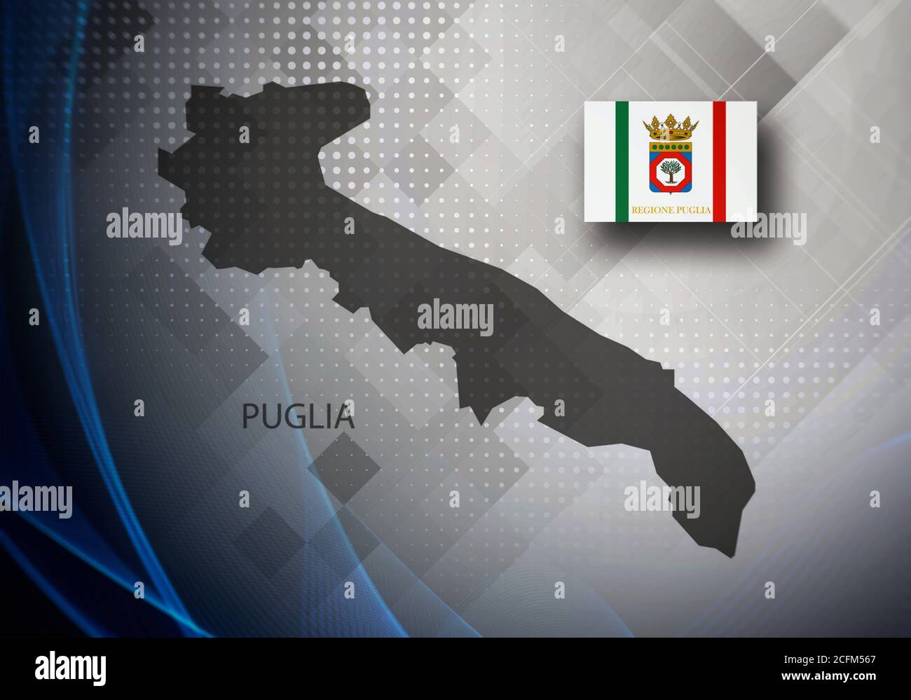 Toppa Termoadesiva Bandiera Della Puglia - 9x6 Cm - Cucito O Stiratura, Ideale Per Personalizzare Abbigliamento E Accessori