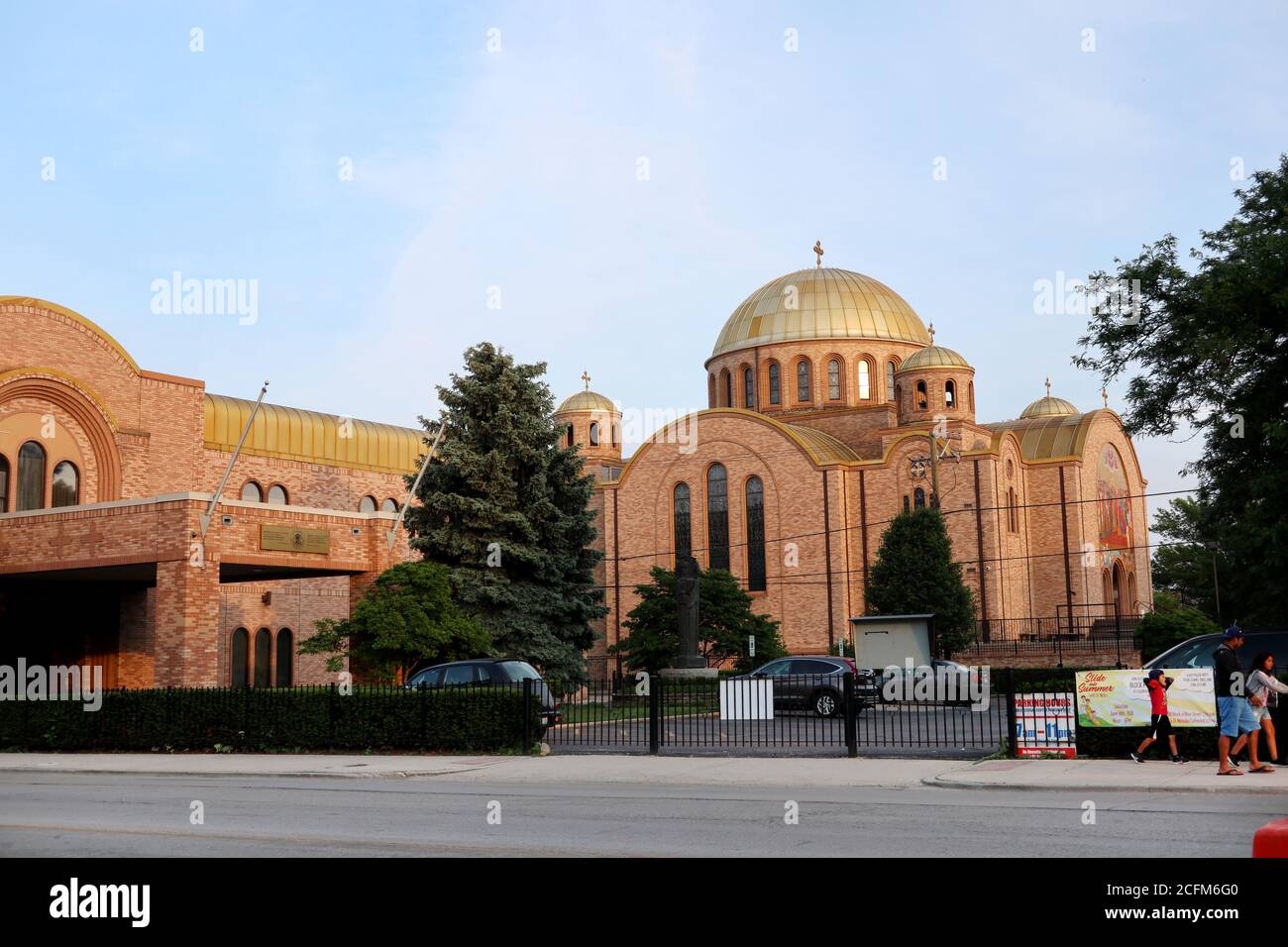 Edificio della Chiesa Ortodossa Ucraina a Chicago, USA Foto Stock