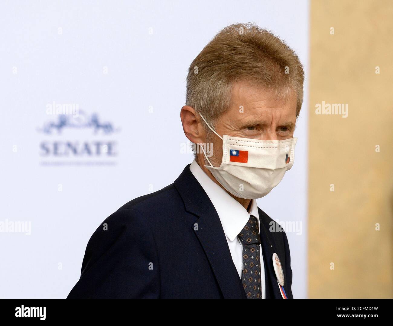 Praga, Repubblica Ceca. 05 settembre 2020. Il presidente ceco Milos Zeman non inviterà più il presidente del Senato Milos Vystrcil (nella foto) alle riunioni di politica estera dei quattro funzionari costituzionali cechi, perché Vystrcil ha ignorato che gli altri tre funzionari hanno disapprovato la sua visita a Taiwan, ha detto in un'intervista sulla prima televisione a Praga, Repubblica Ceca, 5 settembre 2020. Credit: Katerina Sulova/CTK Photo/Alamy Live News Foto Stock