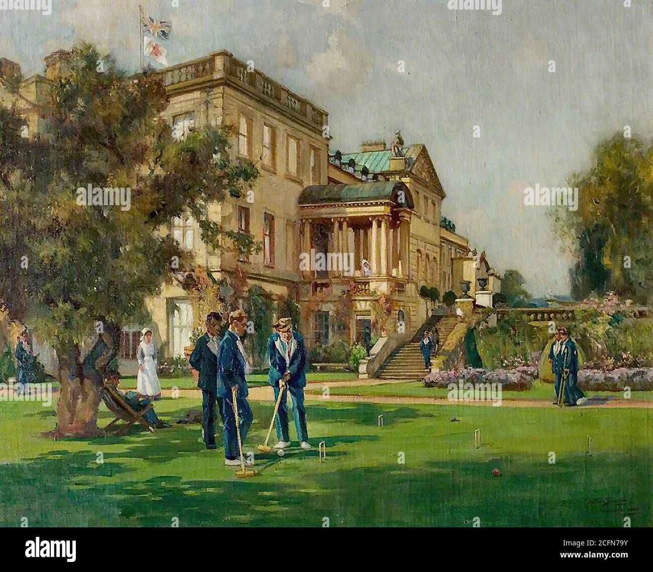 Spooner Arthur - Welbeck durante la Grande Guerra 2 - British School - 19 ° secolo Foto Stock