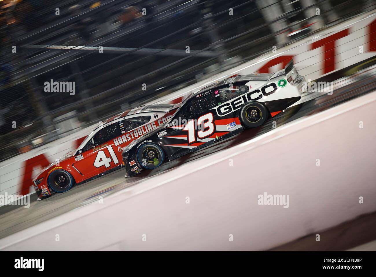 Darlington, Carolina del Sud, Stati Uniti. 6 Settembre 2020. Ty Dillon (13) corre per il Cook out Southern 500 al circuito Darlington di Darlington, Carolina del Sud. Credit: Stephen A. Arce/ASP/ZUMA Wire/Alamy Live News Foto Stock