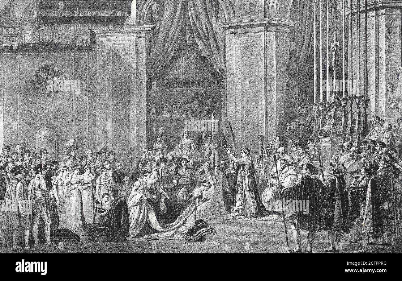 Incoronazione Di Napoleone Immagini E Fotos Stock Alamy