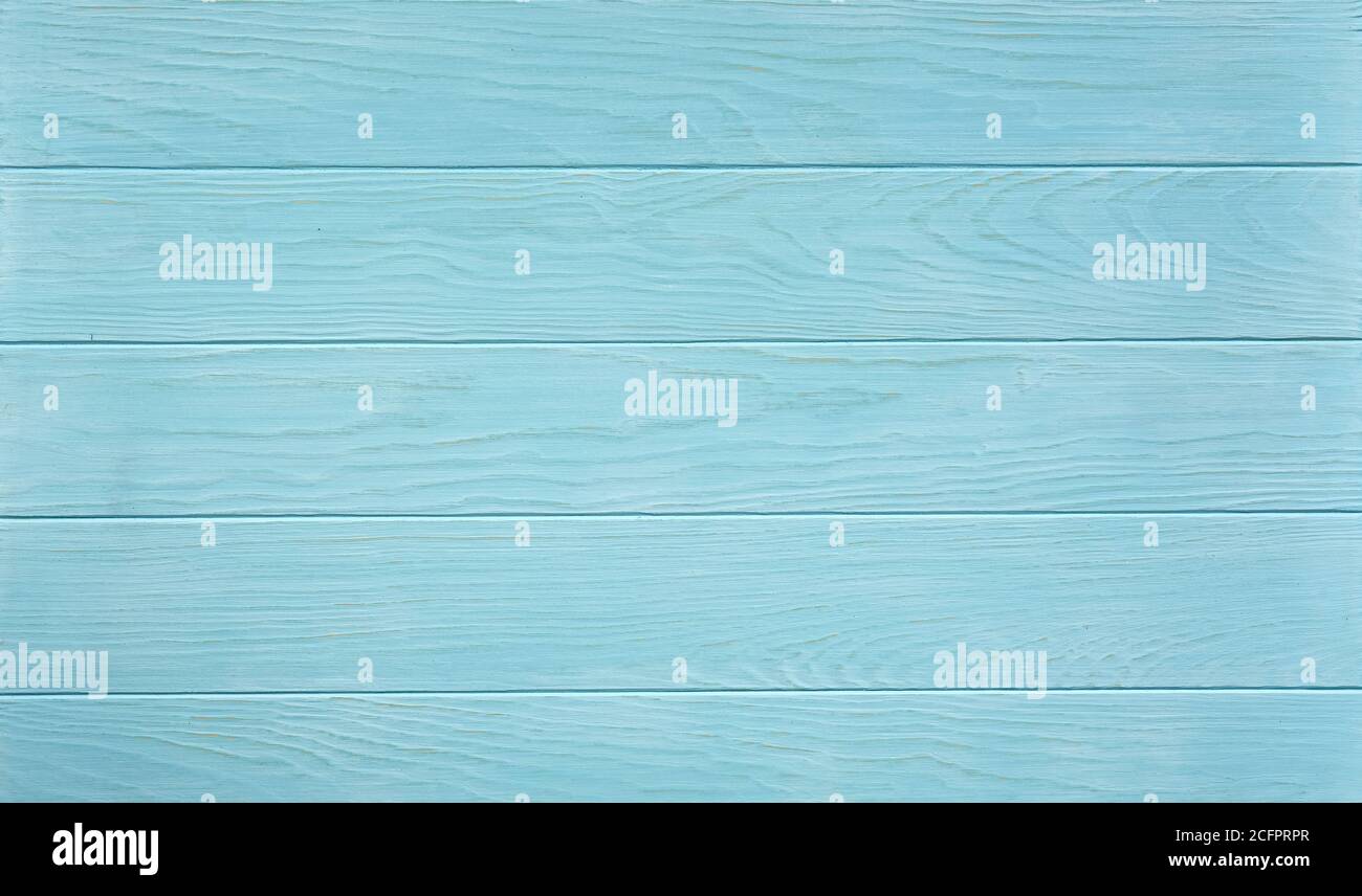 Sfondo di legno blu. Vista dall'alto. Tessitura in bianco di legno. Foto Stock