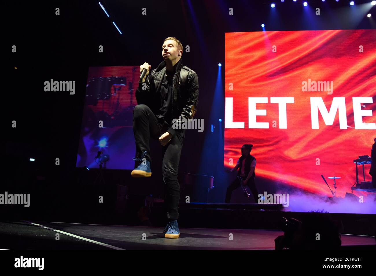 Milano Italia 04/04/2016 : concerto dal vivo dei Macklemore e Ryan Lewis al Forum Assago Foto Stock