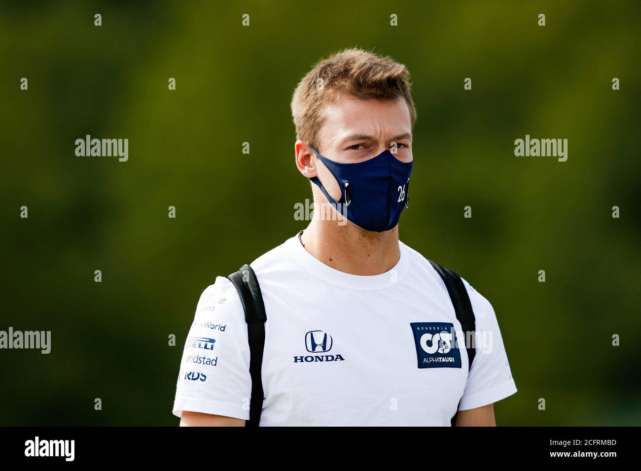 KVYAT Daniil (rus), Scuderia AlphaTauri Honda AT01, ritratto durante la Formula 1 Gran Premio Heineken D'italia 2020, Gran Premio d'Italia 2020, da se Foto Stock