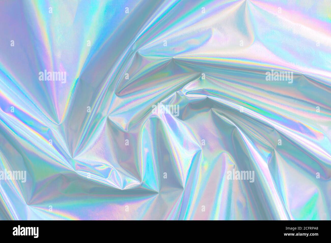 sfondo olografico color pastello in stile anni '80 Foto Stock