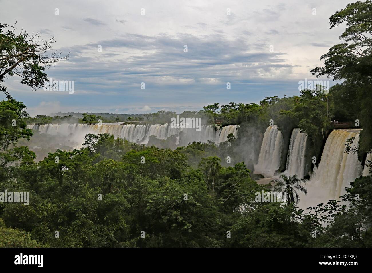 Iguazu cade dall'Argentina Foto Stock