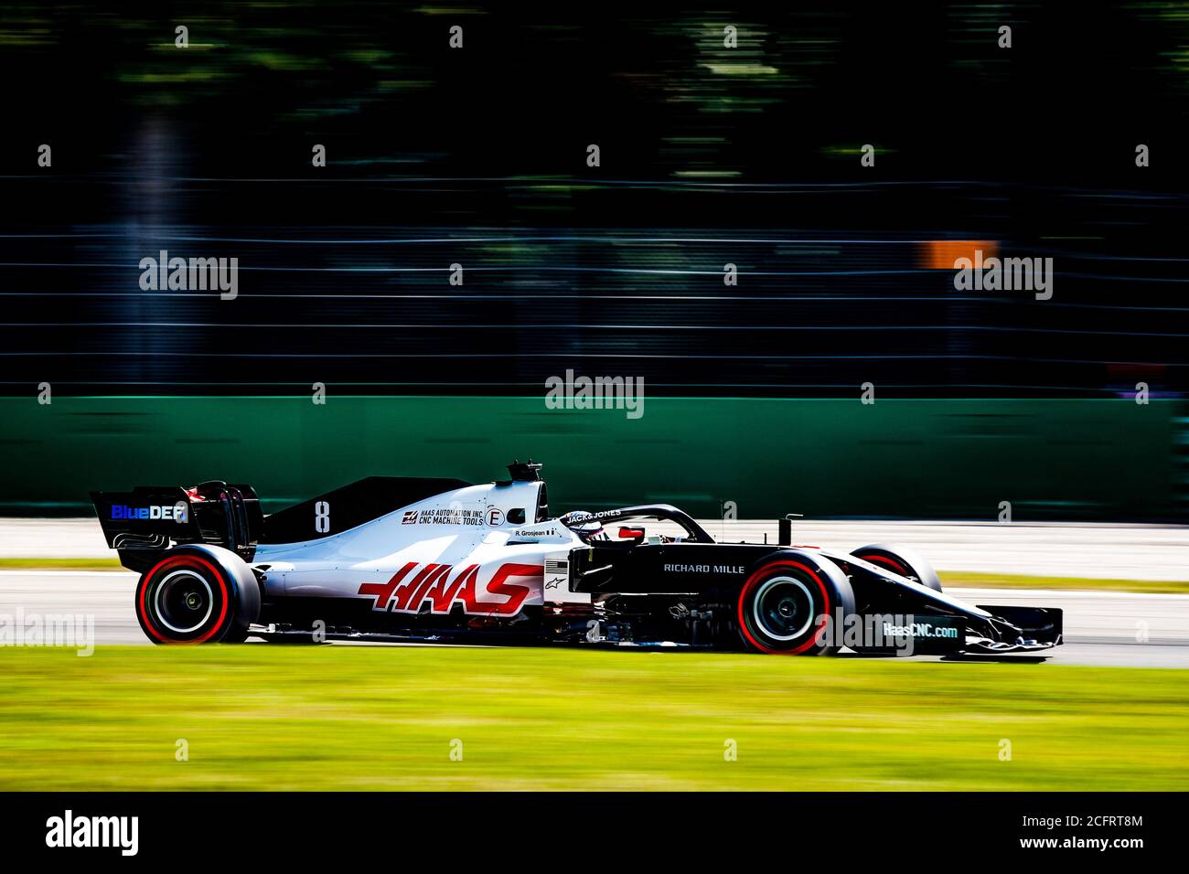 08 GROSJEAN Romain (fra), Haas F1 Team VF-20 Ferrari, in azione durante la Formula 1 Gran Premio Heineken D'italia 2020, 2020 Gran Premio d'Italia, da se Foto Stock