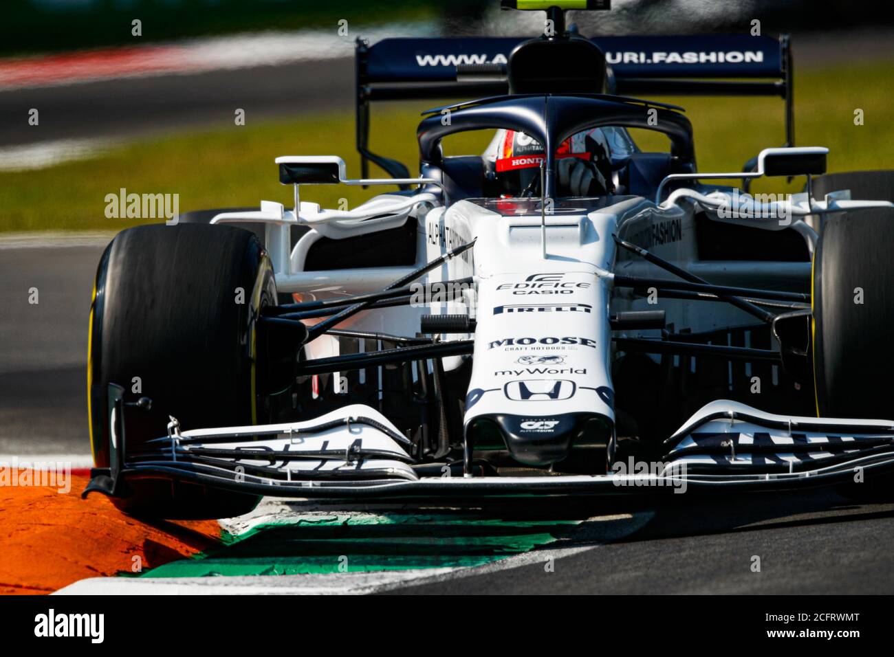 GASLY Pierre (fra), Scuderia AlphaTauri Honda AT01, azione durante la Formula 1 Gran Premio Heineken D'italia 2020, Gran Premio d'Italia 2020, dal settembre Foto Stock