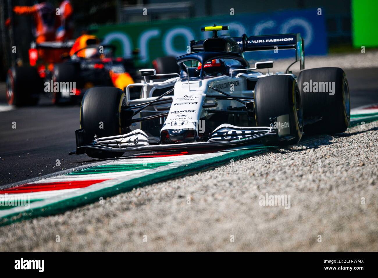 GASLY Pierre (fra), Scuderia AlphaTauri Honda AT01, azione durante la Formula 1 Gran Premio Heineken D'italia 2020, Gran Premio d'Italia 2020, dal settembre Foto Stock