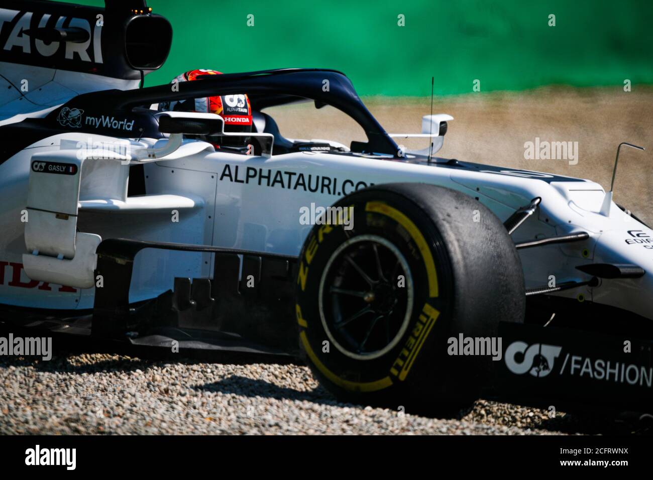 GASLY Pierre (fra), Scuderia AlphaTauri Honda AT01, azione durante la Formula 1 Gran Premio Heineken D'italia 2020, Gran Premio d'Italia 2020, dal settembre Foto Stock