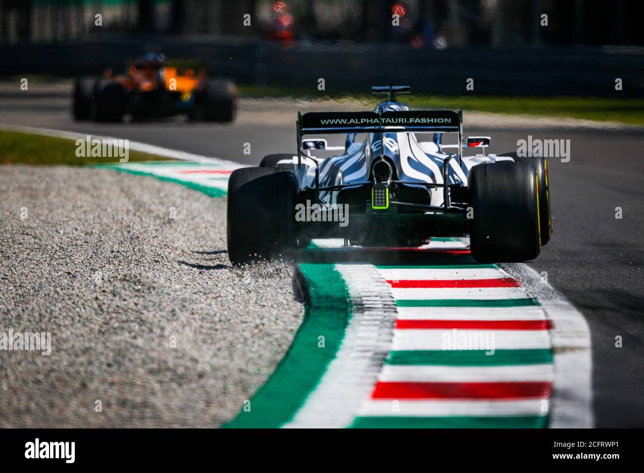 KVYAT Daniil (rus), Scuderia AlphaTauri Honda AT01, azione durante la Formula 1 Gran Premio Heineken D'italia 2020, Gran Premio d'Italia 2020, dal settembre Foto Stock