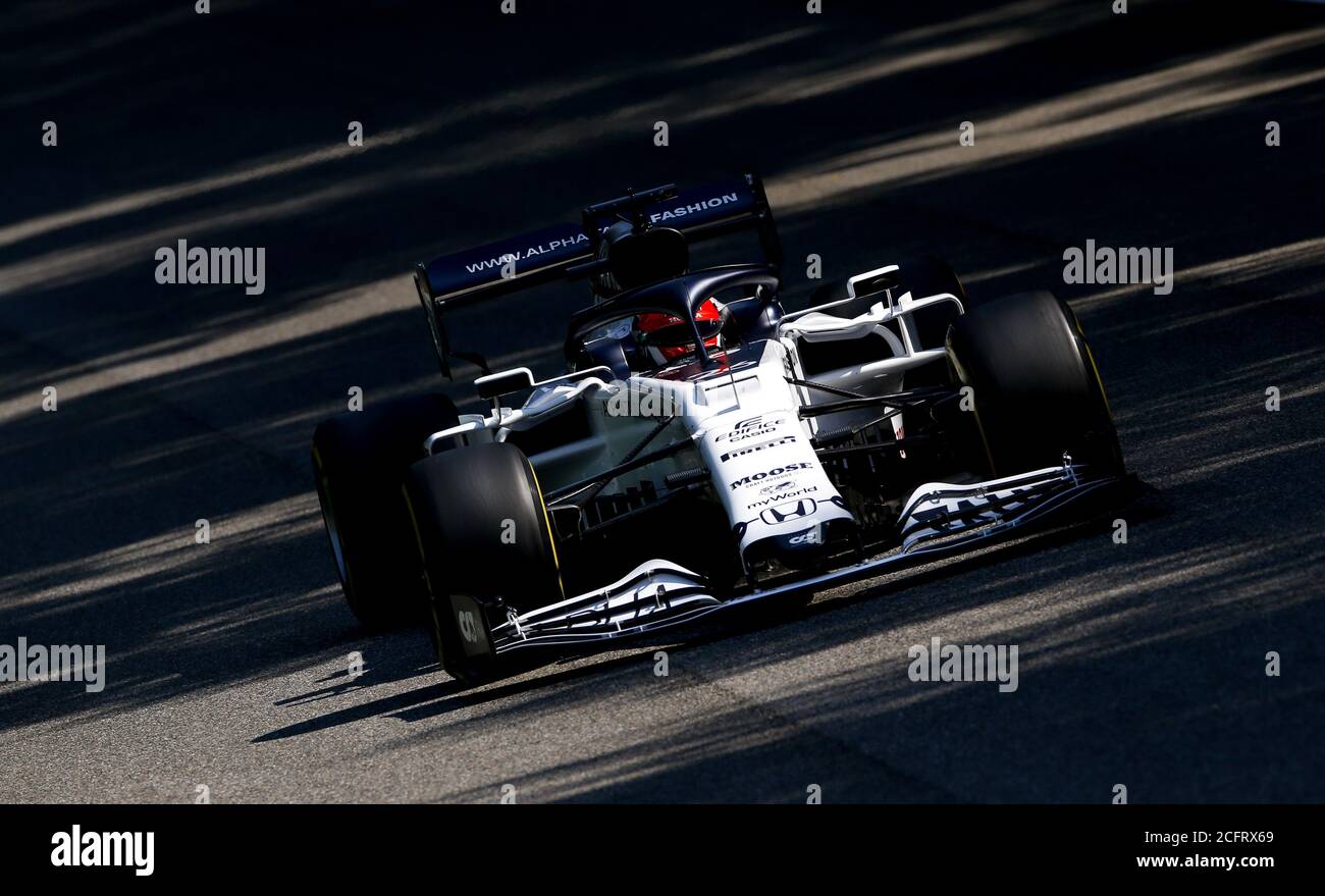 KVYAT Daniil (rus), Scuderia AlphaTauri Honda AT01, azione durante la Formula 1 Gran Premio Heineken D'italia 2020, Gran Premio d'Italia 2020, dal settembre Foto Stock