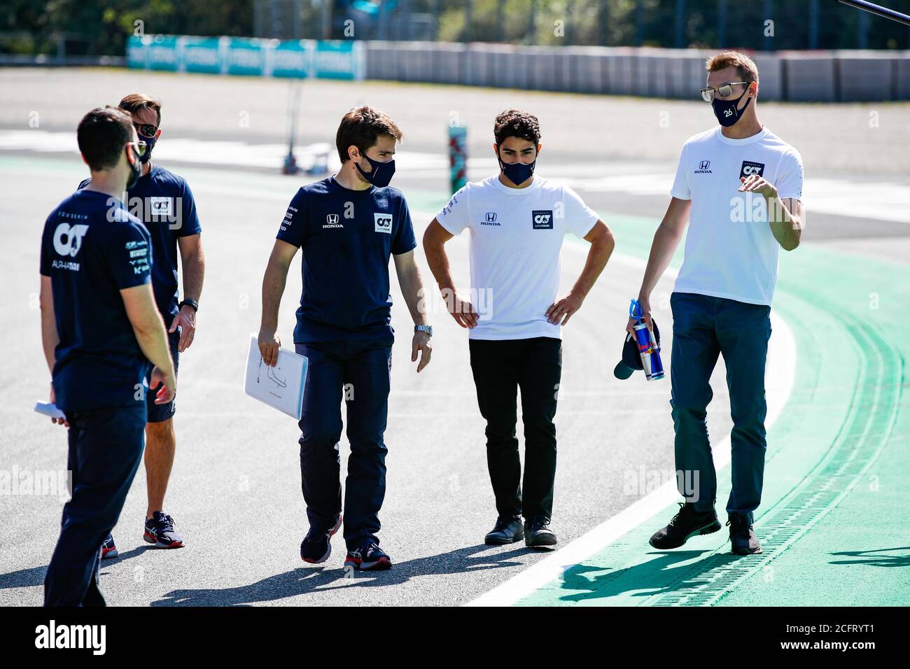 SETTE CAMARA Sergio (bra), Reserve driver Scuderia AlphaTauri Honda, KVYAT Daniil (rus), Scuderia AlphaTauri Honda AT01, ritratto durante la Formula 1 Foto Stock