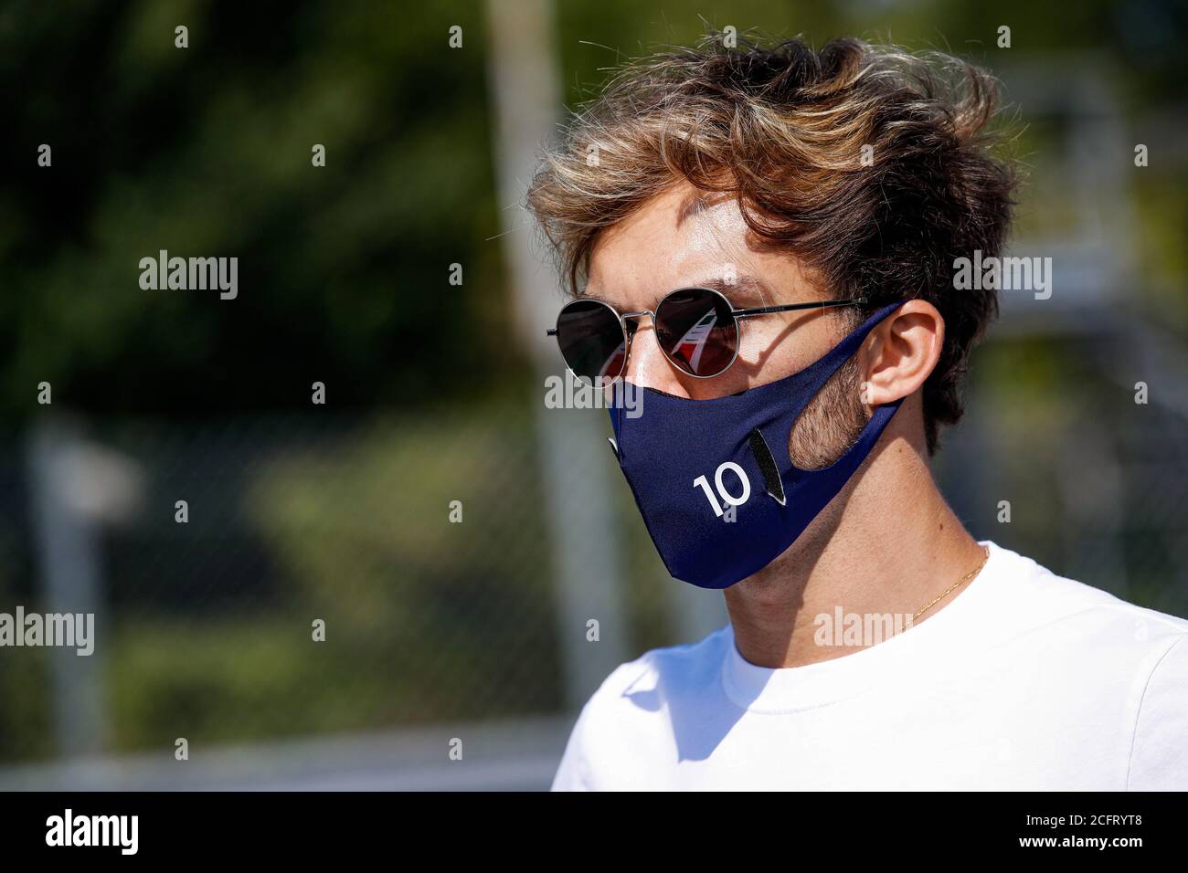 GASLY Pierre (fra), Scuderia AlphaTauri Honda AT01, ritratto durante la Formula 1 Gran Premio Heineken D'italia 2020, Gran Premio d'Italia 2020, da se Foto Stock