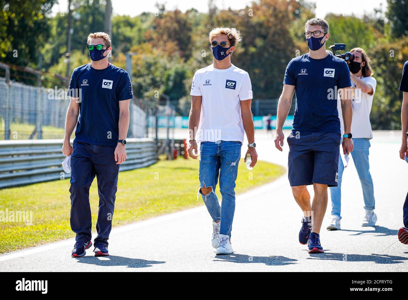GASLY Pierre (fra), Scuderia AlphaTauri Honda AT01, ritratto durante la Formula 1 Gran Premio Heineken D'italia 2020, Gran Premio d'Italia 2020, da se Foto Stock
