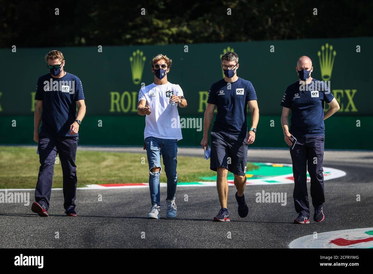 GASLY Pierre (fra), Scuderia AlphaTauri Honda AT01, ritratto durante la Formula 1 Gran Premio Heineken D'italia 2020, Gran Premio d'Italia 2020, da se Foto Stock