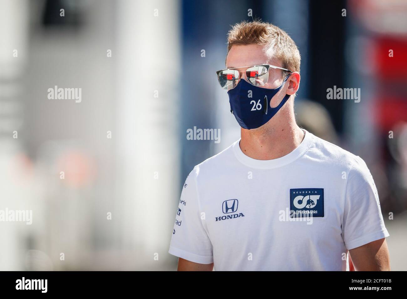 KVYAT Daniil (rus), Scuderia AlphaTauri Honda AT01, ritratto durante la Formula 1 Gran Premio Heineken D'italia 2020, Gran Premio d'Italia 2020, da se Foto Stock