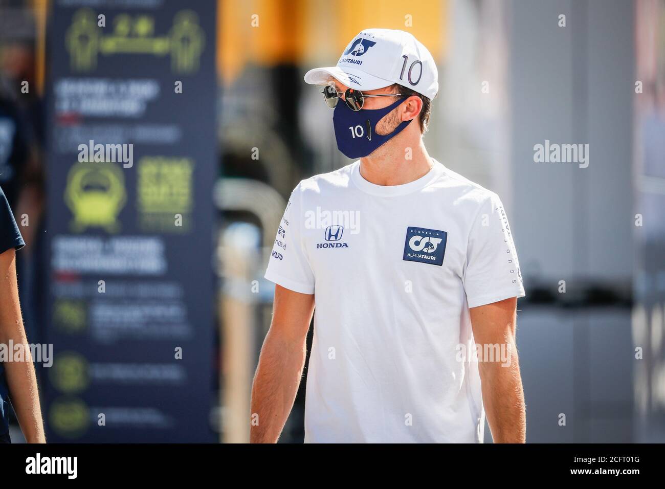 GASLY Pierre (fra), Scuderia AlphaTauri Honda AT01, ritratto durante la Formula 1 Gran Premio Heineken D'italia 2020, Gran Premio d'Italia 2020, da se Foto Stock