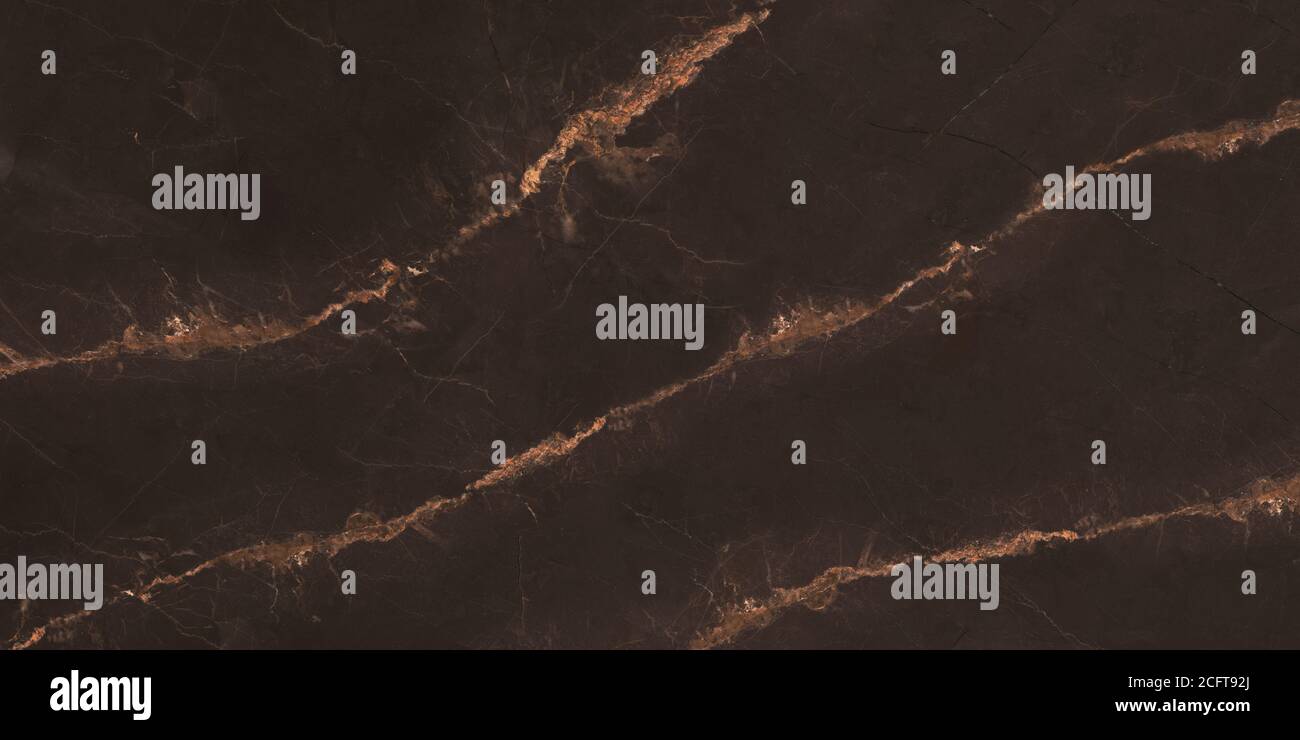 marmo marrone scuro per un'elevata lucentezza Foto Stock