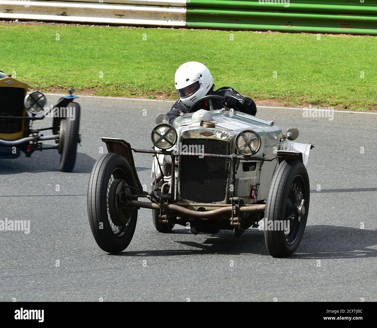 Dougal Cawley, GN-Ford Piglet, gara per Frazer Nash/GN Cars, VSCC, Formula Vintage, Mallory Park, Foto Stock