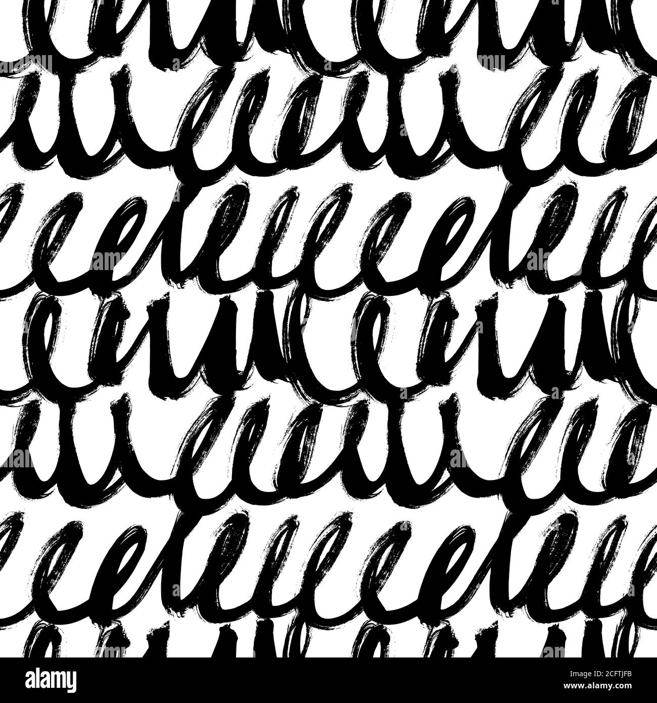 Linee di grunge con roteatura vettoriale motivo senza giunture. Illustrazione Vettoriale