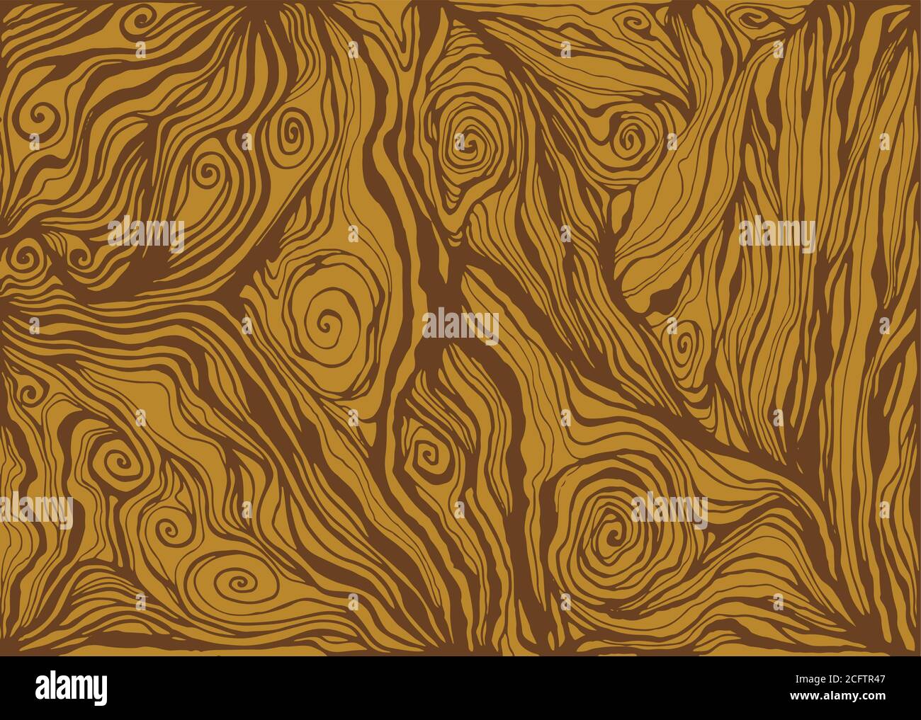 Struttura in legno naturale e realistica di colore marrone. Illustrazione Vettoriale