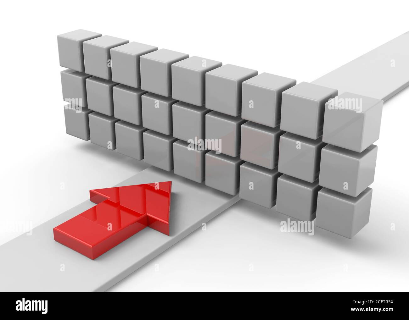 Firewall - 3D Foto Stock