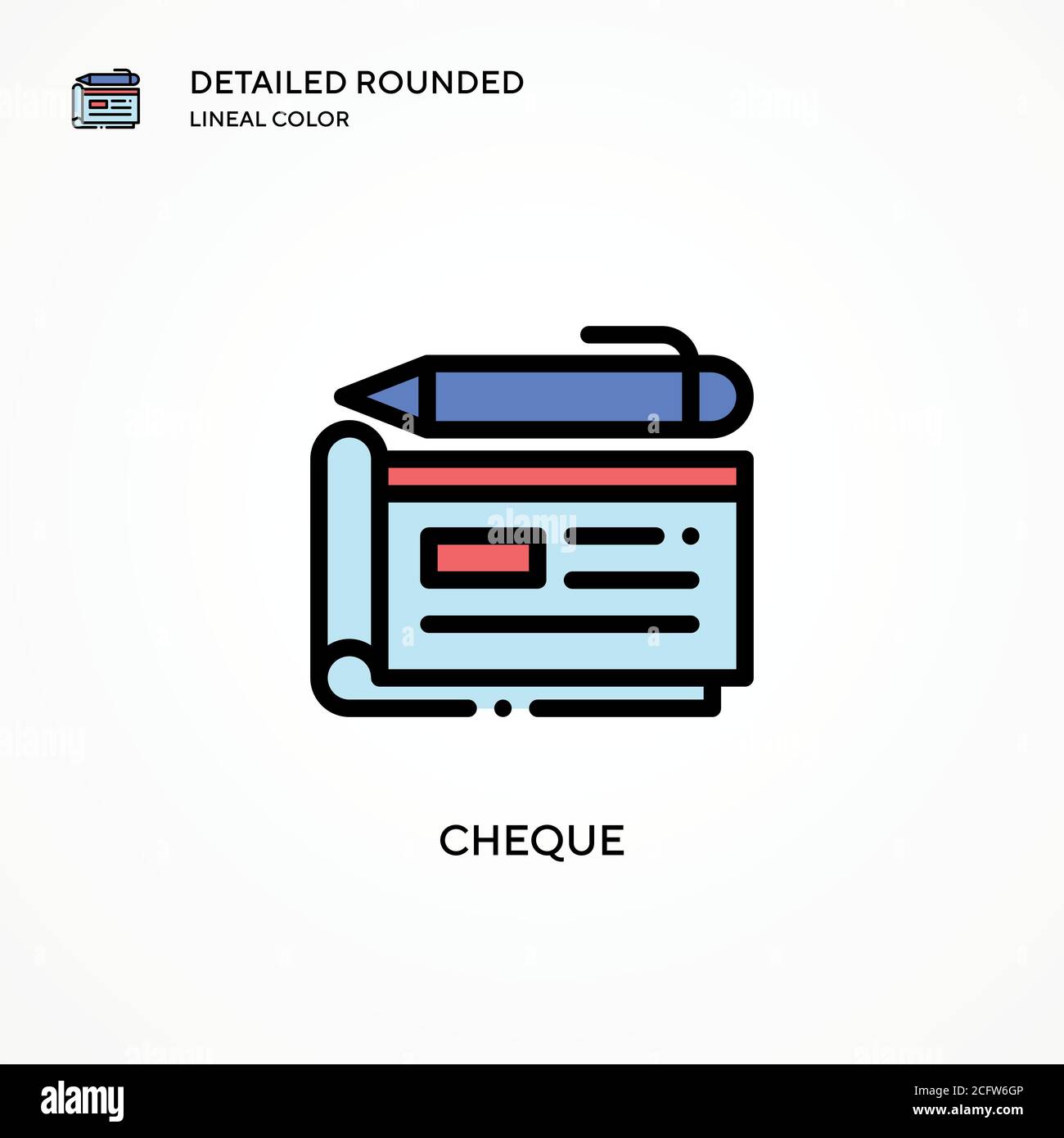 Icona del vettore di controllo. Concetti moderni di illustrazione vettoriale. Facile da modificare e personalizzare. Illustrazione Vettoriale