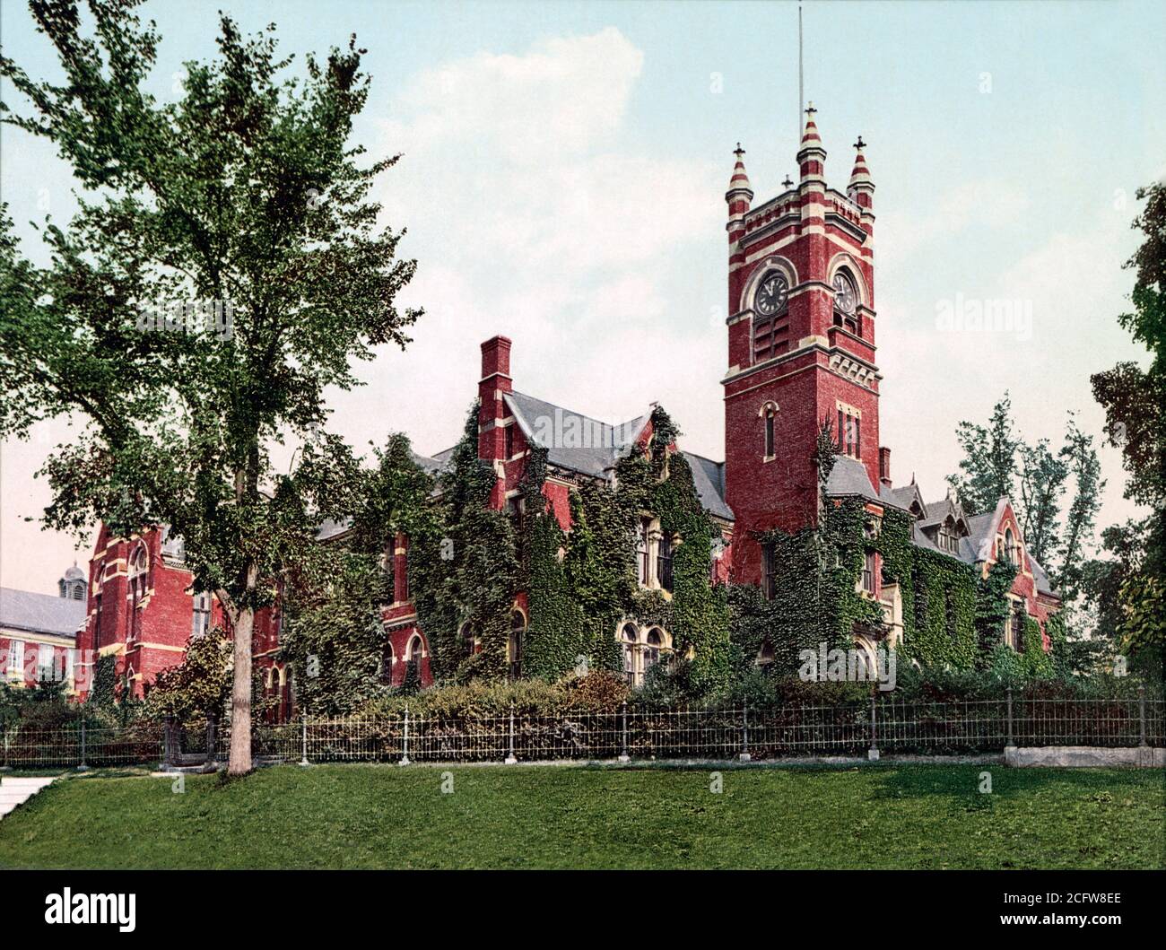 Music Hall, Smith College, Northampton, Massachusetts, USA, Detroit Publishing Company, 1900 Foto Stock