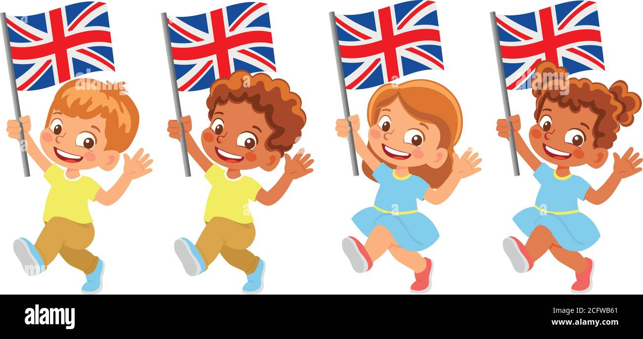 Set 5 Bandiere Union Jack Mano – 14x21 Cm In Poliestere Per Feste E Eventi